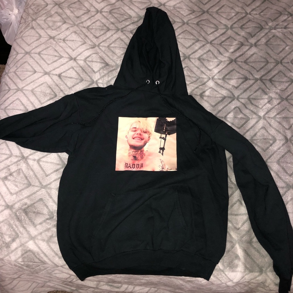 LIL PEEP CUSTOM HOODIE SIZE MEDIUM